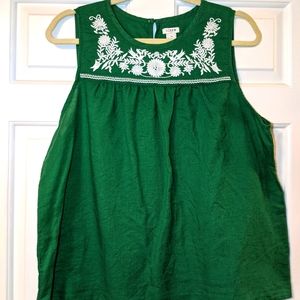 J. Crew Embroidered Shirt